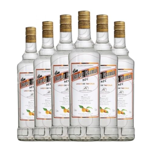 Triple Seco Antonio Nadal Caiman Taronja Rodona 1 L (Caja de 6 Botellas de 1 L)