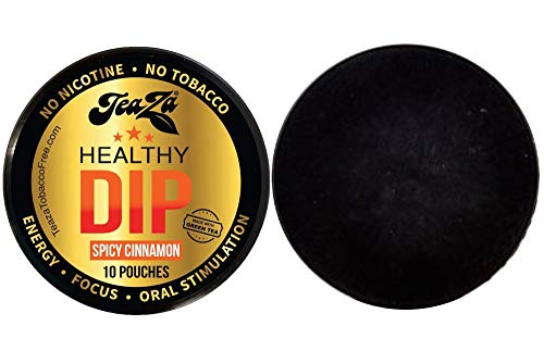 TeaZa Herbal Pouch Cinnamon 1 Can with DC Crafts Nation Skin Can Cover - Black