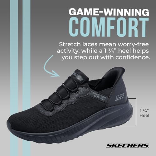 Image of Skechers Mens BOBS Sport Squad Chaos- Daily Hype Off Slip-ins Sneaker