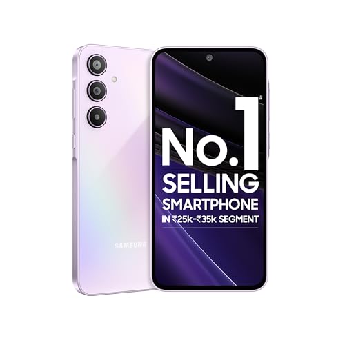 Samsung Galaxy A35 5G (Awesome Lilac, 8GB RAM, 256GB Storage) | Premium Glass Back | 50 MP Main Camera (OIS) | Nightography | IP67 | Corning Gorilla Glass Victus+ | sAMOLED with Vision Booster
