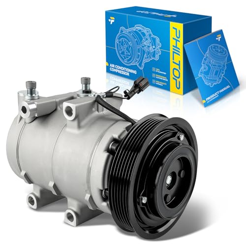 Image of PHILTOP 700745 NEW Air Conditioner AC Compressor with Clutch for Hyundai Santa Fe 2001-2006 2.7L