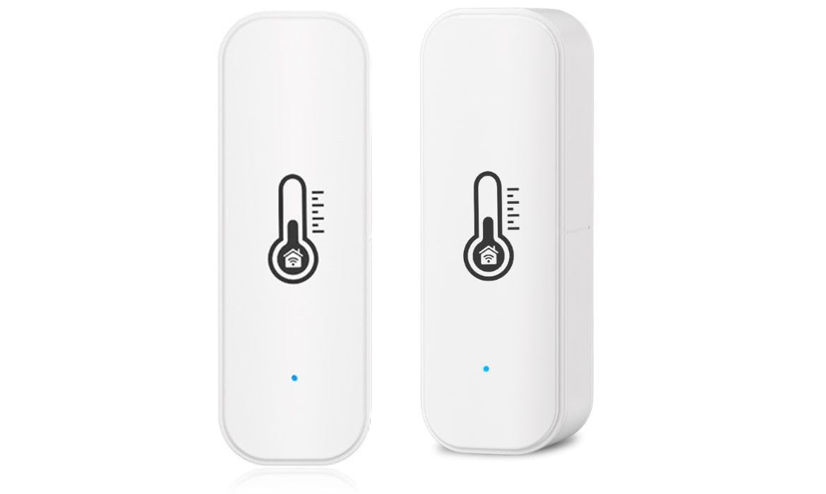 Inteligentny czujnik temperatury i wilgotności biały WiFi Tuya