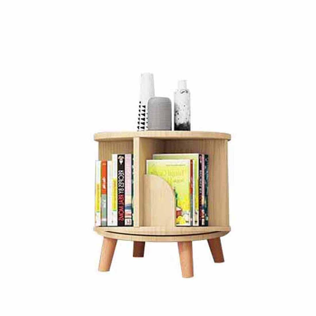Draaibare Boekenplank, 5-Laags Kinderboekenkast, 360° Draaibare Boekenkast, Hoekdisplay, Opbergrek, Staande Boekenplank, Slaapkamer, Woonkamer, Studeerkamer, Kleur 3,41X41X165