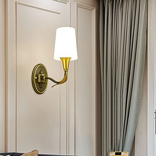 Aplique de pared de vidrio negro lámparas de pared dormitorio 4