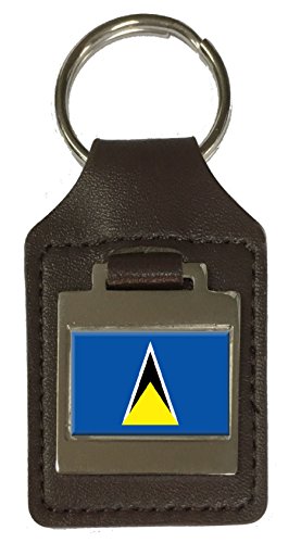 Porte-clés Sainte-Lucie en cuir robuste pour ne plus perdre vos clés importantes