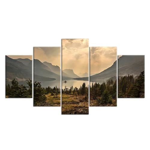 Diamond painting géant 5D paysage de montagne broderie haut de gamme