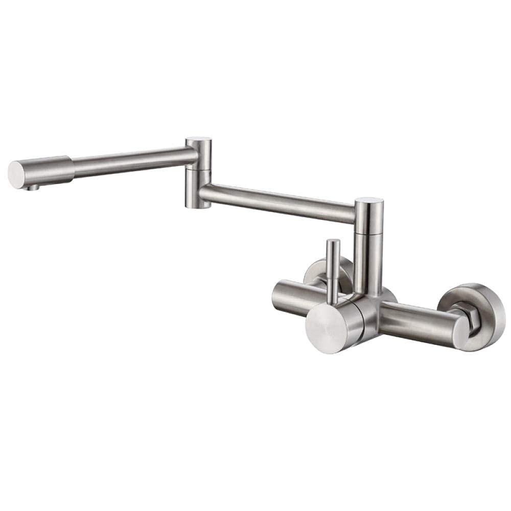 ZBBDFAZD into The Wall Type of hot and Cold Water tap in The Kitchen The Balcony Sink basins Folding Rotating Faucet decorate