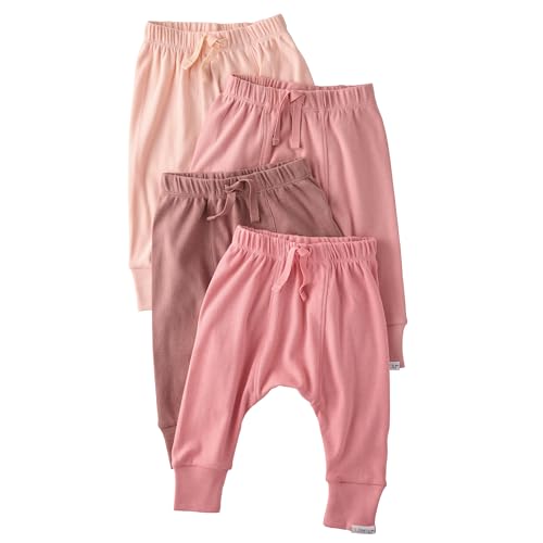 Image of Jordan 4-Pack Jogger Baby & Toddler Pants 100% Organic Cotton Bottoms for Boys & Girls​