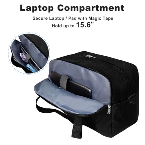 18" Small Carry on Bags for Airplanes with Laptop & Wet Compartment Underseat for Spirit Airlines Personal Item Travel Bag 18x14x8 in Duffle Gym Bag for Women Men4