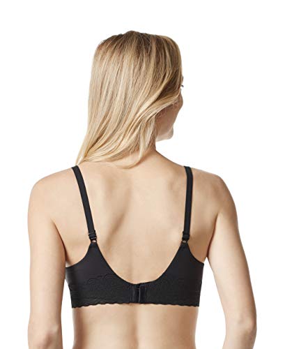 Warner's Women's Cloud 9 Super Soft Wireless Lightly Lined Comfort Bra RO5691A, Rich Black, 36D - Image 3