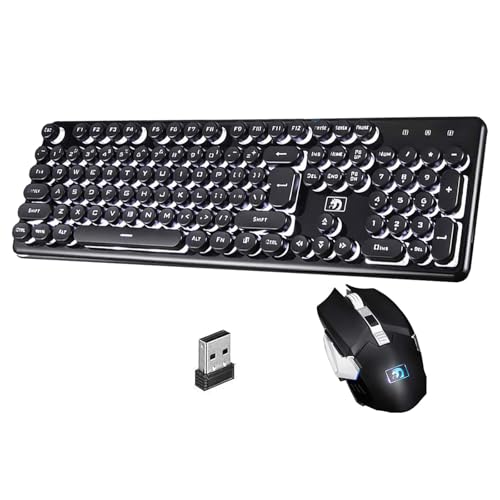 Q[~OL[{[hƃ}EX̃R{A2.4Ghz Wilress L[{[h LED zCg obNCg 104L[ tTCY lԍHw w}EX PC/m[gp\Rp