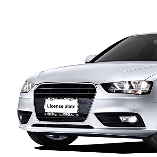 2 Pack Daisy Flowers License Plate Frames For Women Black Floral License Plates Covers Aluminum Stainless Metal License Plate Holder Car Accessories Tag Decorations With 2 Holes Screws Standard Size #TOP2