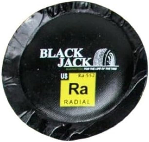 Black Jack Tire Repair - 2 3/8 (60Mm) Round Radial Patch (RA-552)