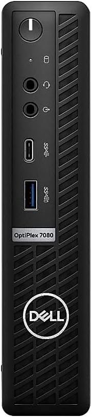 Dell OptiPlex 7000 7080 Desktop Computer - Intel Core i7 10th Gen i7-10700 Octa-core 8 Core 2.9GHz - 8GB RAM DDR4 SDRAM - 256GB SSD - Micro PC