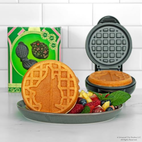 Uncanny Brands Wicked Mini Waffle Maker – Wicked Witch Waffles – Easy to Use and Clean