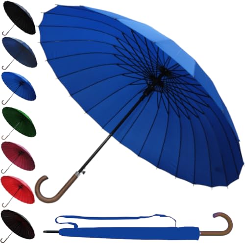 Image of StormDefender 24 Rib Windproof Extra Strong Umbrella - Large Umbrella
