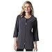 Smart by Maevn Ladies 3/4 Sleeve Lab Jacket(Pewter, Small)