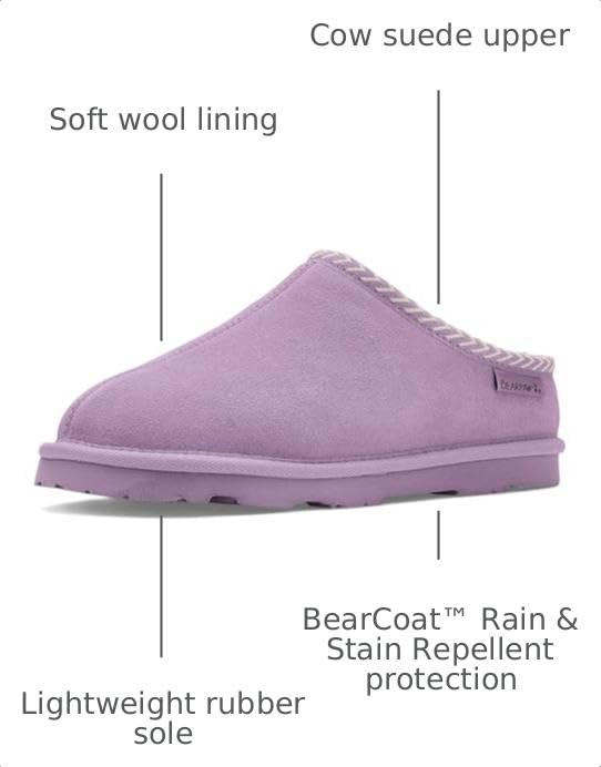 Image of BEARPAW Tabitha Women's Indoor & Outdoor Slippers | Comfortable & Lightweight Indoor & Outdoor Shoe for Women, Multiple Colors & Sizes