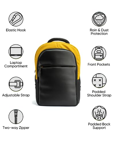Image of RASHKI CLEO - Functional Office Bagpack| 15.6 Inch Laptop Compartment| Travel Backpack | 27 litres capacity