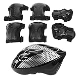 Casque pratique: l'ensemble est composé d'une coque anti-rayures pour une protection dure, rembourrée de plastique, d'un matériau en coton pour amortir les chocs, d'un casque de protection