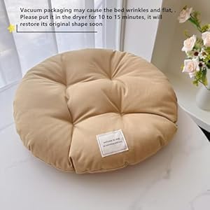 2-Pack-157-Round-Soft-Cat-Kneading-Pillow-Cushion-Bed-for-Cat-Dog-House-Perch-Cushion-Pad-Padding-Khaki - Cucciolini Doodles   2-Pack-157-Round-Soft-Cat-Kneading-Pillow-Cushion-Bed-for-Cat-Dog-House-Perch-Cushion-Pad-Padding-Khaki