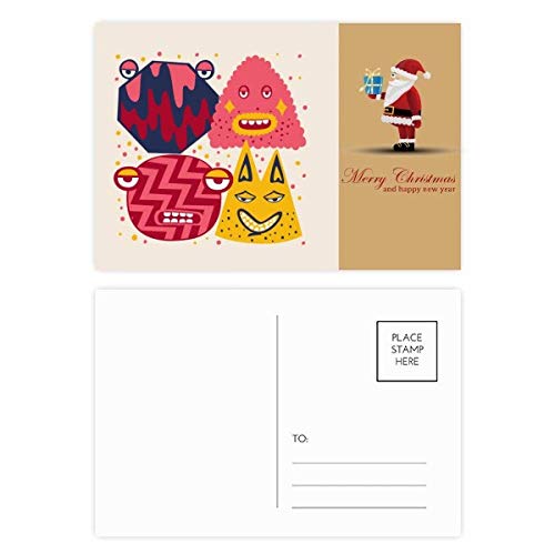 Cartes postales Universe and Alien Lot de 20 illustrées Monstre et Père Noël