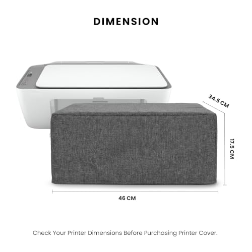 Image of Alifiya Dust Proof Washable Printer Cover for HP Deskjet 2776 / 2729 / 2338 / 2332 All in One Inkjet Colour Printer - Grey