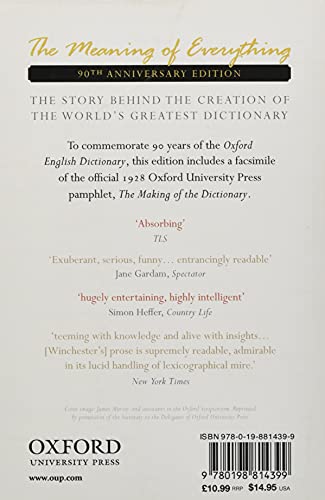 The Meaning of Everything: The Story of the Oxford English Dictionary