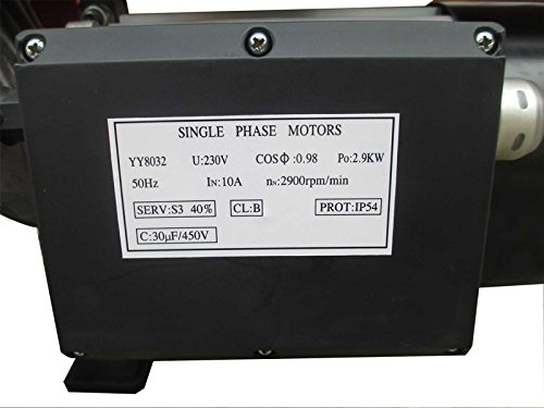 Varan Motors NEELS-04 Astilladora de leña eléctrica 2900W 230V, presión 7 T, tronco hasta 52cm