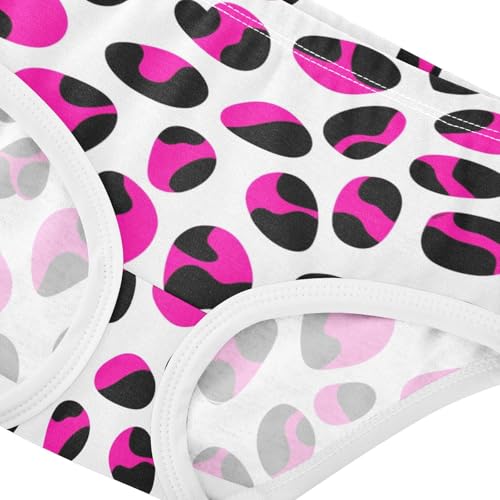 Animals Toddler Girls Underwear 2t Cotton Panties Little Girl Leopard Print Pink Black White Kids Undies Briefs4