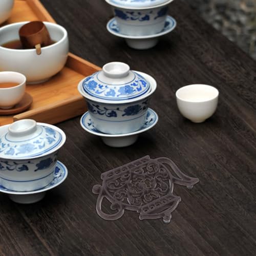 Ollas Cocina para Mesa con Almohadilla de Tetera y Protector Antideslizante 5