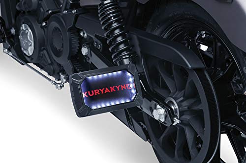 Support de plaque moto horizontal Kuryakyn Nova LED incurvé