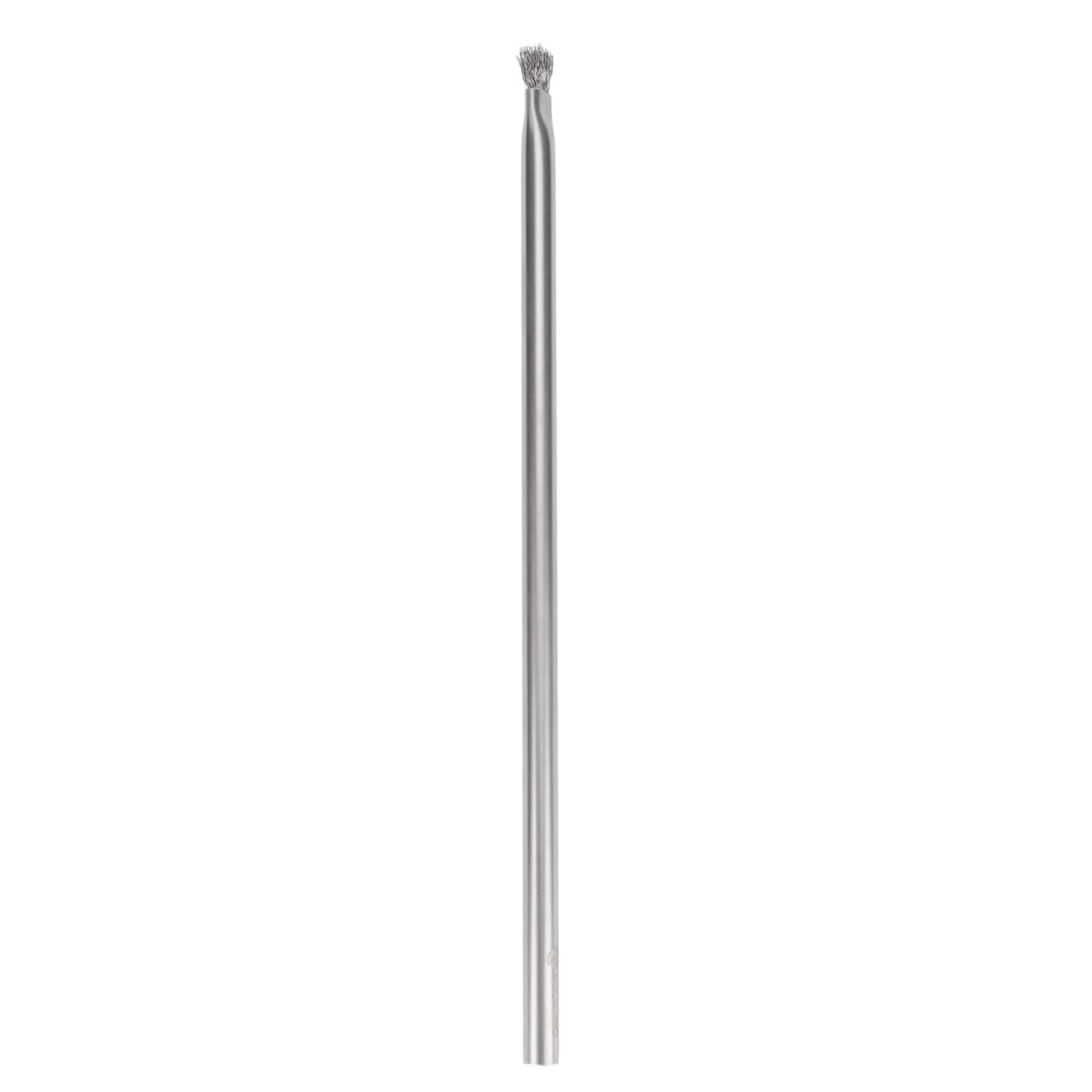 Brosse à algues d'aquarium, durable et à poils métalliques, brosse professionnelle en acier inoxydable 304 doux pour pierre pour aquarium
