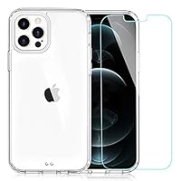 EasyAcc Custodia Cover Compatibile con 12 PRO Max 6.7 2020, Custodia Sottile Trasparente per...