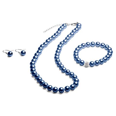 FlexiStore Ensemble de Bijoux Bleu Cover