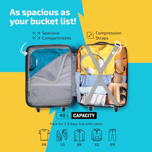 Skybags-Trooper-55-cms-Small-Cabin-ABS-Hardsided-4-Wheels-Spinner-Printed-LuggageSuitcaseTrolley-Back-Pale-Green