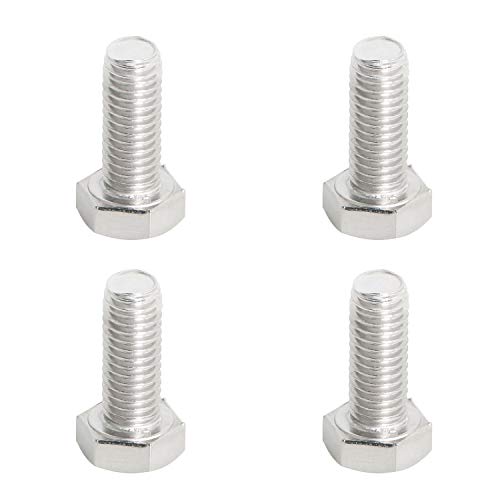 Image of Left Hand M8 x 16mm Hex Head Bolts Screws 304 Stainless Steel, A2-70 Fasteners Fully Machine Reverse Threaded SUS304 4 Pcs