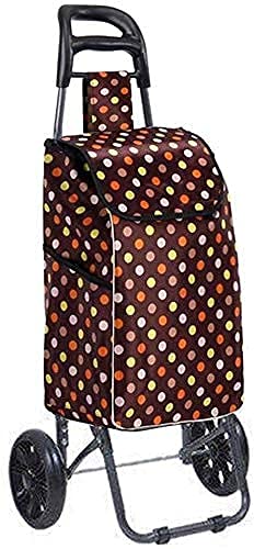 JHYFT Einkaufstrolley Multifunktions-Einkaufstrolley Pull Rod Car Fashion Trolley Treppensteigen Zusammenklappbarer…