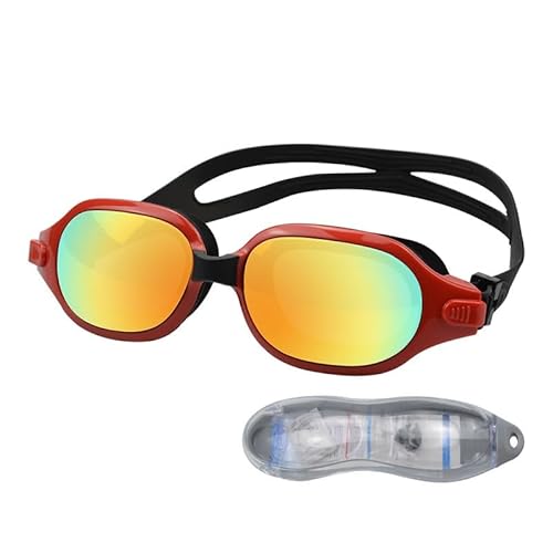 [RTFJVXVZ] PC Waterproof Anti-fog Swimming Goggles Adjustable Men Women Universal Swim Glasses