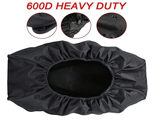 Winch Cover, Heavy Duty Waterproof Dust-Proof Winch Protection Cover For Electric Winches 8500-17500 Lbs - Black #TOP1