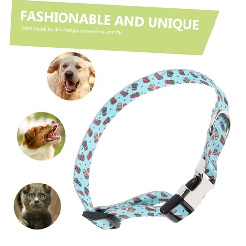 Hohopeti Retro-haustierhalsband Mit Schnalle - Hundehalsbandschnalle Dekoratives Hundehalsband Verstellbares Halsband Für Hunde