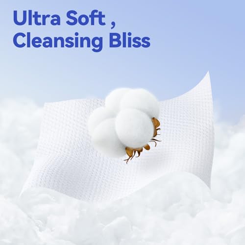Winner Cotton Face Towels, 100% USDA Biobased Facial Towelettes, Disposable Face Towel XL, Odor-Free, Ultra Soft Makeup Remover Wipes for Sensitive Skin, Biodegradable, 55 Count, 1 Pack - Image 6