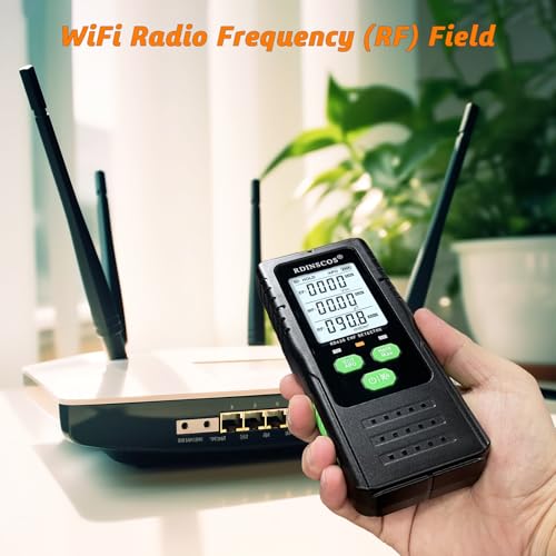 Image of EMF Detector Meter, Detect All 3 Types of Electromagnetic Radiation | EMF Tester for Cell Towers, Smart Meters, EMF Reader, For Home, Office