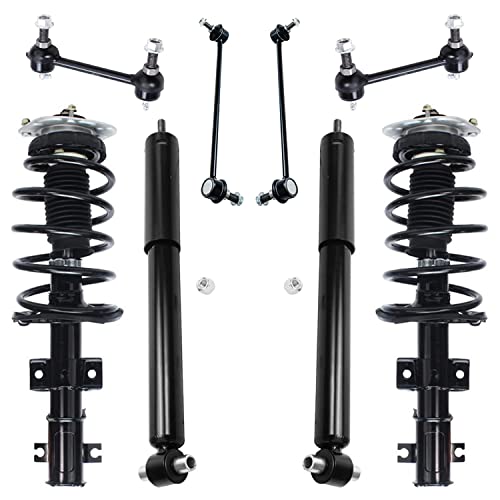 Detroit Axle - 8pc Suspension Kit for FWD Volvo S60 S80 V70