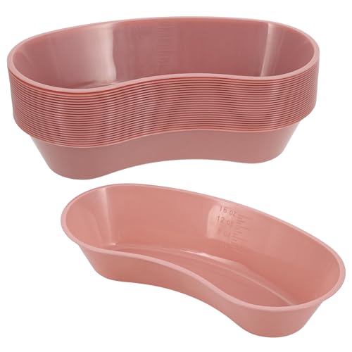 Image of Henry Schein Kidney Shaped Emesis Basin, Mauve, 16 oz, Reuseable, 25 Ct | Durable Plastic, Box of 25, for Medical Facilities, Home Care, Dental Procedures, Instrument Storage and Bedside Patient Care