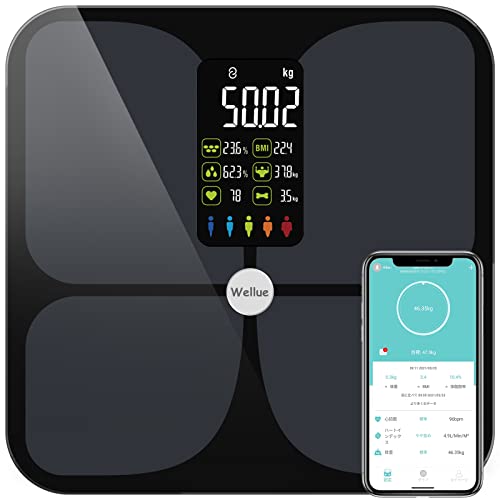 Amazon.co.jp: 体重計 体脂肪 Lescale 体脂肪計 体組成計 スマホ