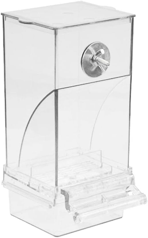 Parrot Automatic Feeder No Mess Automatic Bird Feeder Acrylic Parrot Feeder Seed