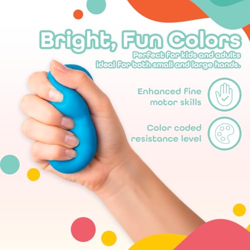 Playbees Therapy Putty for Hand Therapy – Sensory Exercise Putty for Kids & Adults, Therapeutic Hand Putty for Physical Therapy Supplies, Hand Therapy Putty - Extra Soft, Soft, Medium, Firm - Image 4