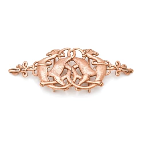 Image of Lord of Battles Viking Cloak Clasp Bronze Cloak Pin Celtic Brooch Pin for Cloak Scarf, Shawl Handmade Lost-Wax Cast Bronze