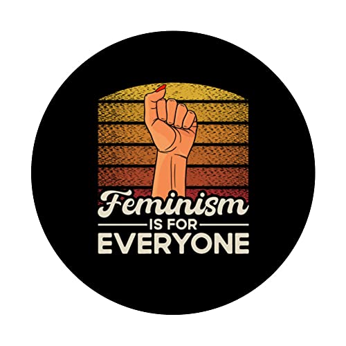 Feminist Feminism Is For Everybody PopSockets Swappable PopGrip, Black - Image 3